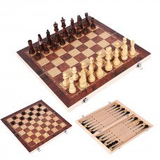 Backgammon Chess Set