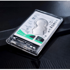 Transparent Case for 2.5” Serial ATA (SATA) HD (SSD) to USB 